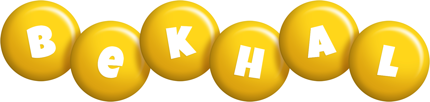 Bekhal candy-yellow logo