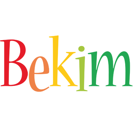 Bekim birthday logo