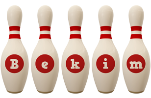 Bekim bowling-pin logo