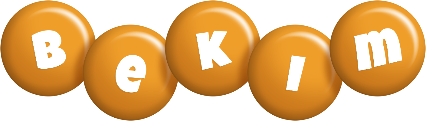 Bekim candy-orange logo
