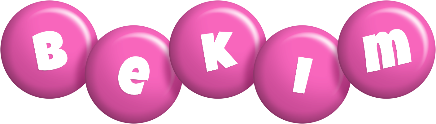 Bekim candy-pink logo