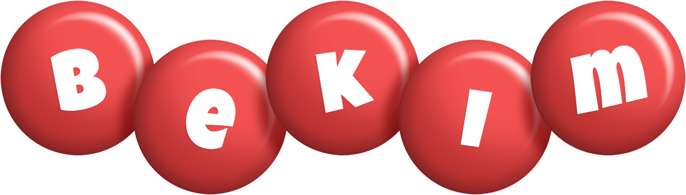 Bekim candy-red logo