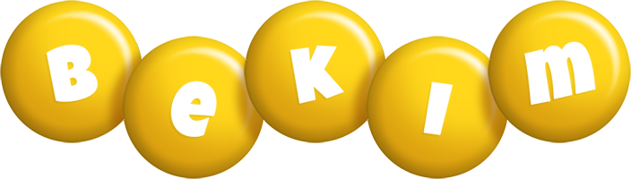 Bekim candy-yellow logo