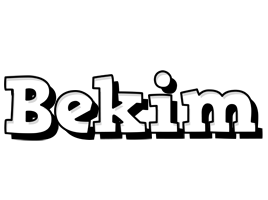 Bekim snowing logo