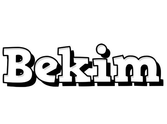 Bekim snowing logo