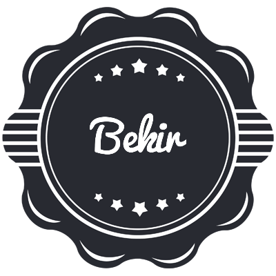 Bekir badge logo