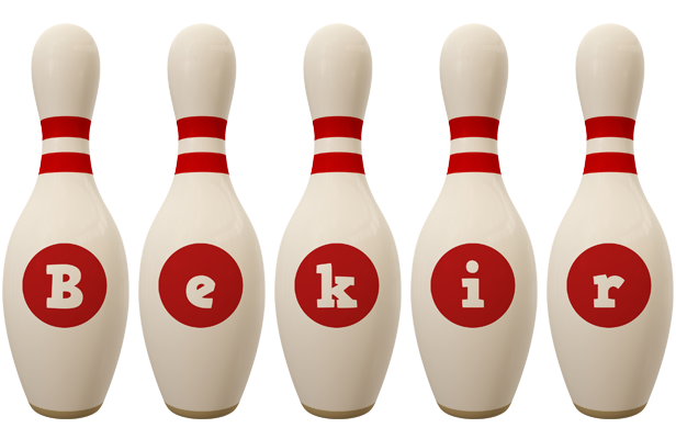 Bekir bowling-pin logo