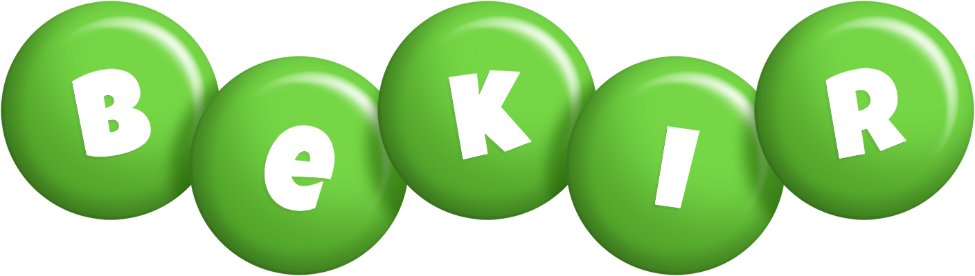 Bekir candy-green logo