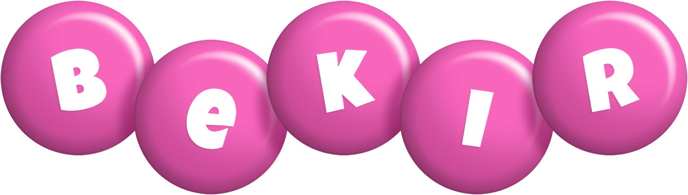 Bekir candy-pink logo
