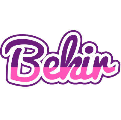 Bekir cheerful logo