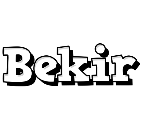 Bekir snowing logo