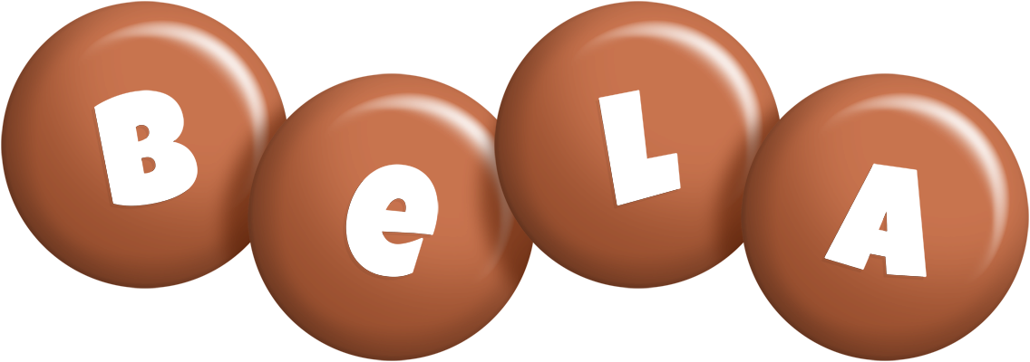 Bela candy-brown logo