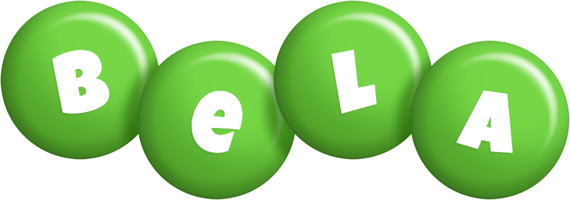 Bela candy-green logo