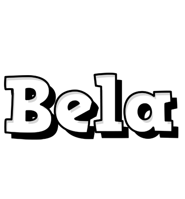 Bela snowing logo