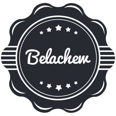 Belachew badge logo
