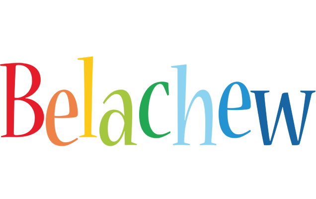 Belachew birthday logo