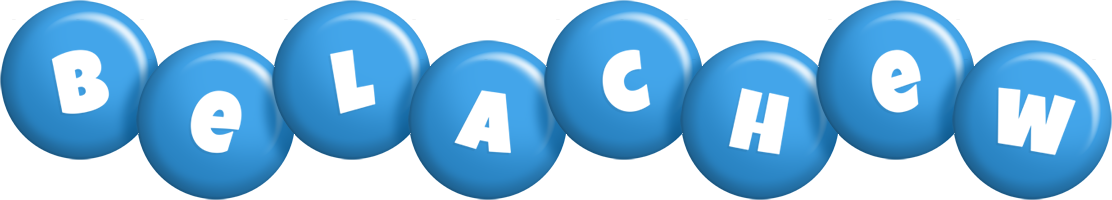 Belachew candy-blue logo