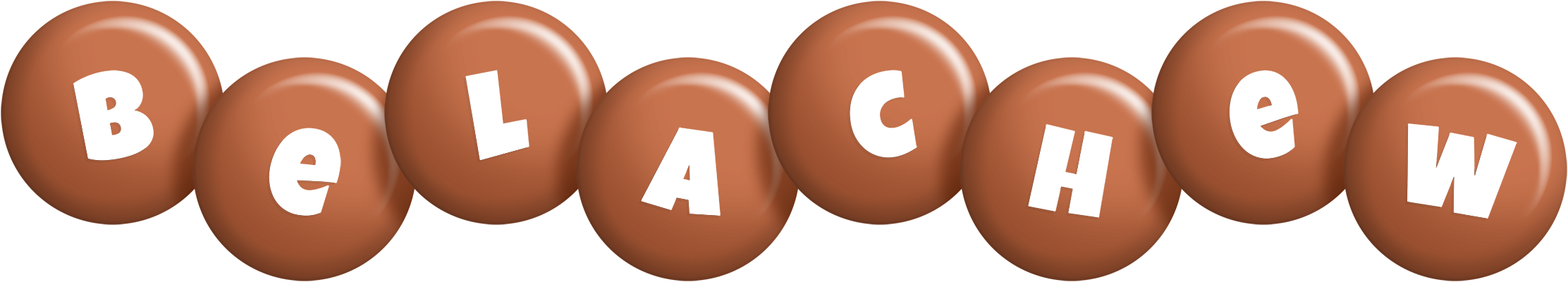 Belachew candy-brown logo