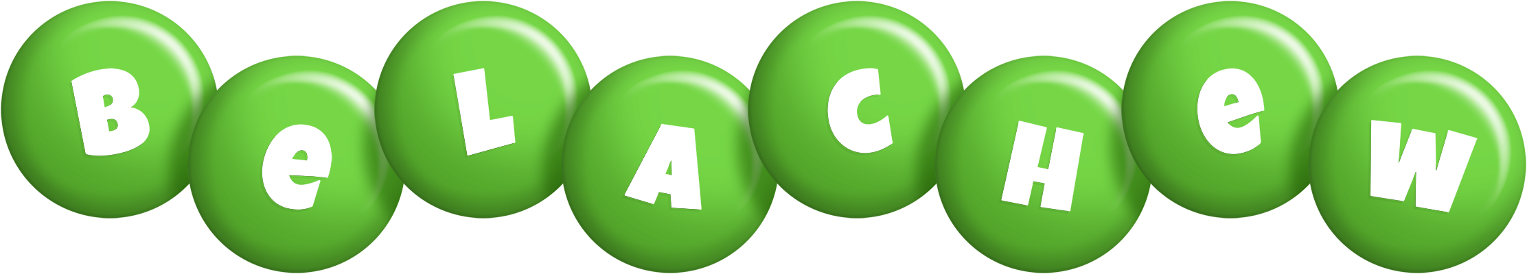 Belachew candy-green logo