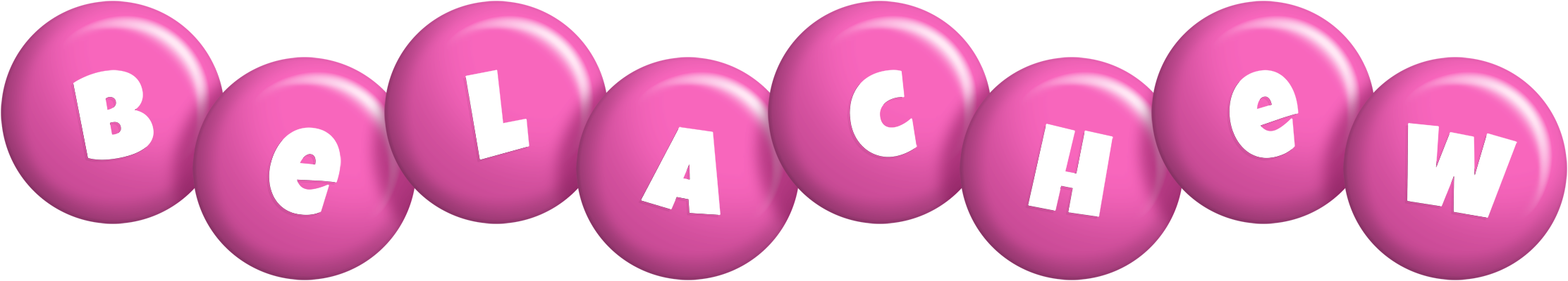 Belachew candy-pink logo