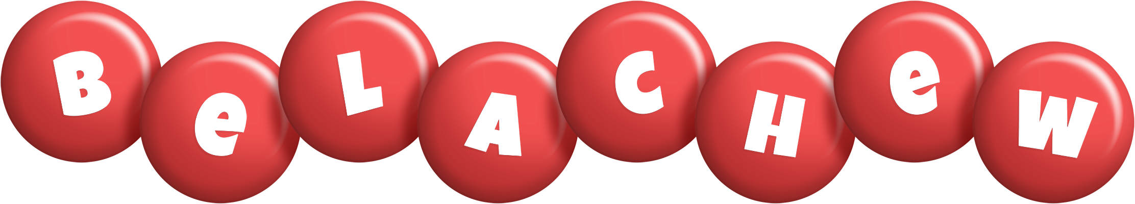 Belachew candy-red logo