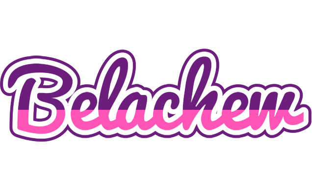 Belachew cheerful logo