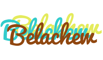 Belachew cupcake logo