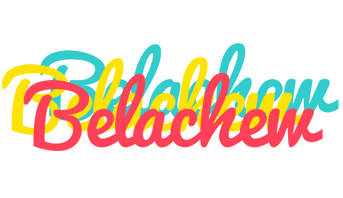 Belachew disco logo