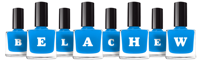 Belachew glossy logo