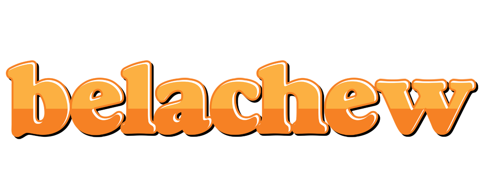 Belachew orange logo