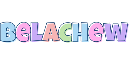 Belachew pastel logo