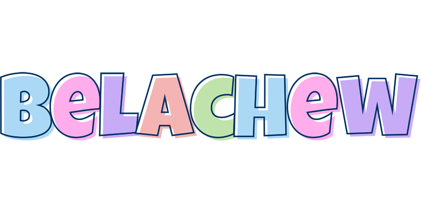 Belachew pastel logo