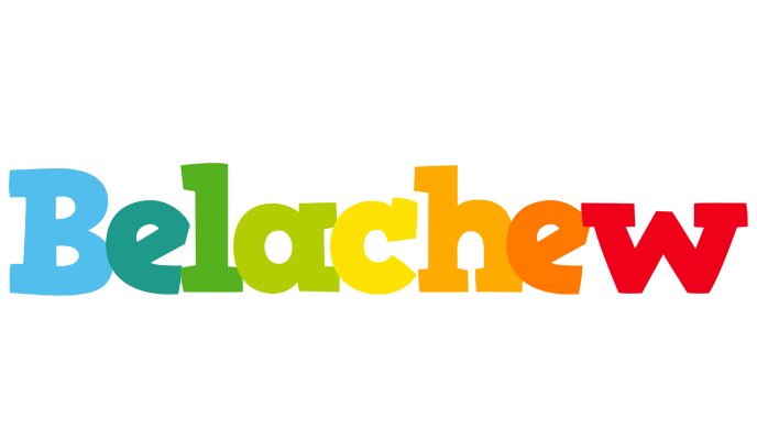 Belachew rainbows logo