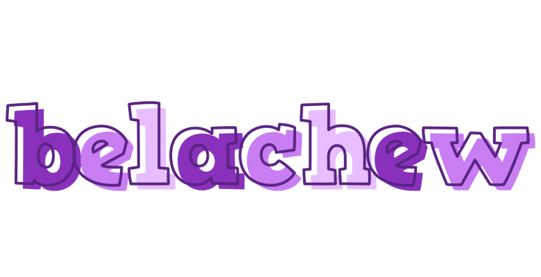Belachew sensual logo