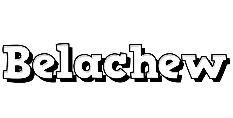 Belachew snowing logo