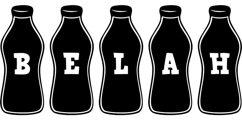 Belah bottle logo