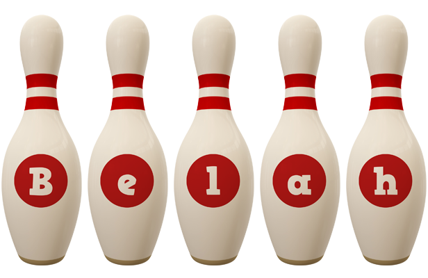 Belah bowling-pin logo