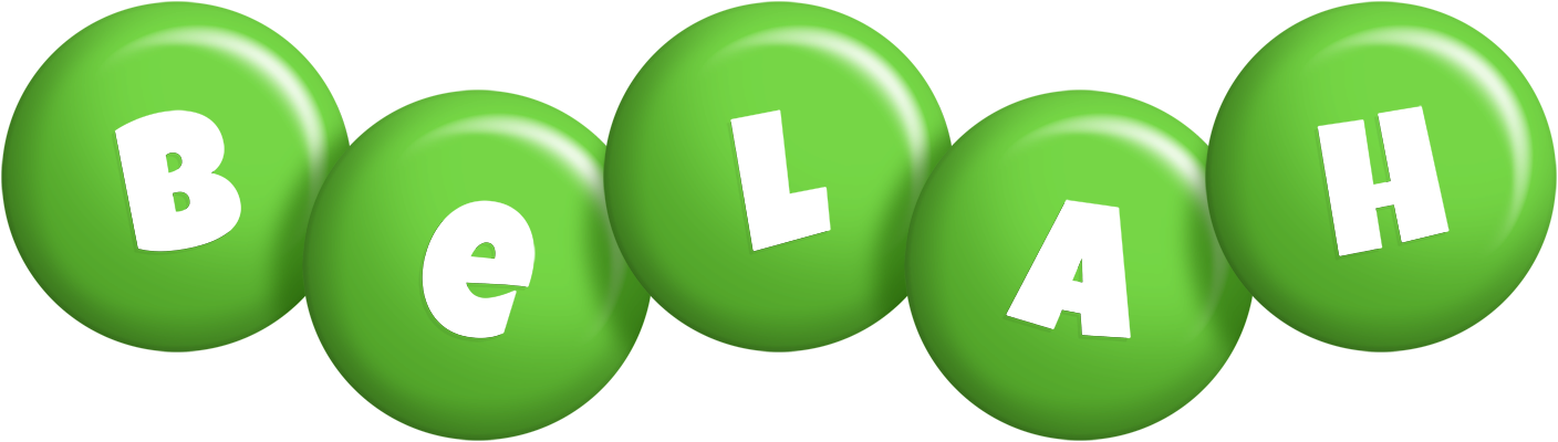 Belah candy-green logo