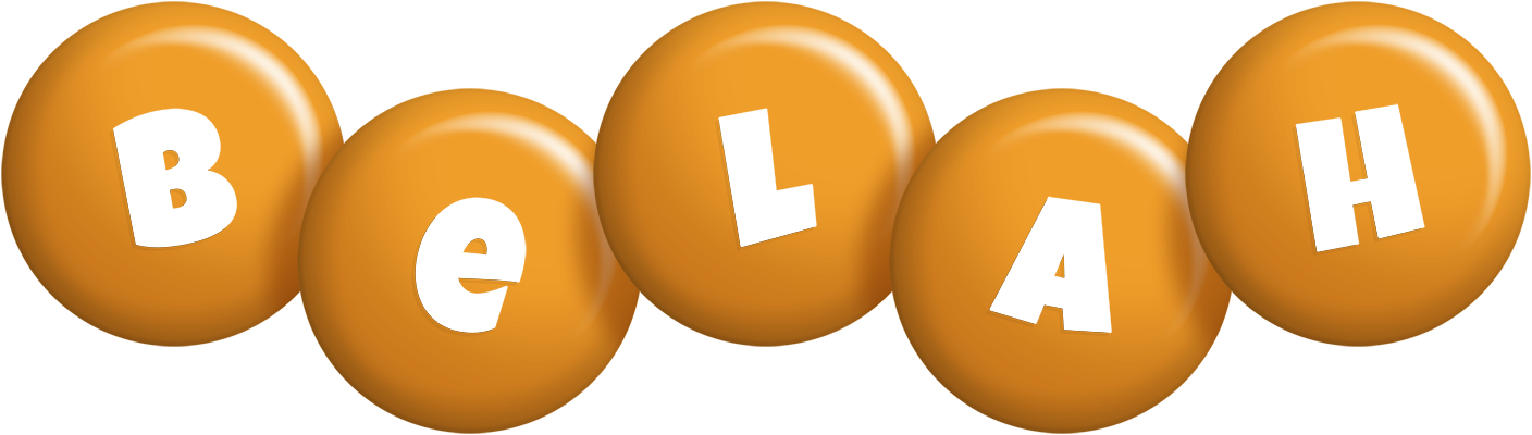 Belah candy-orange logo