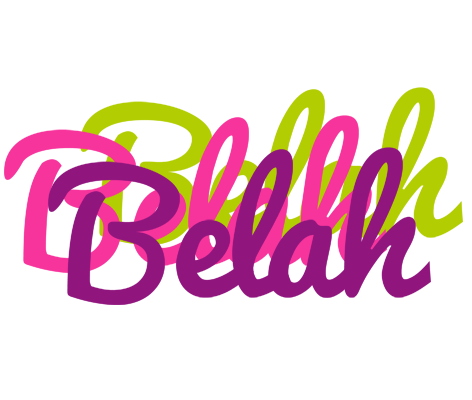 Belah flowers logo