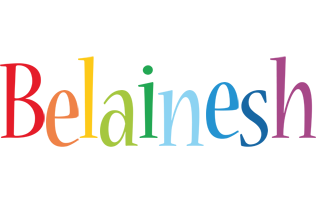 Belainesh birthday logo