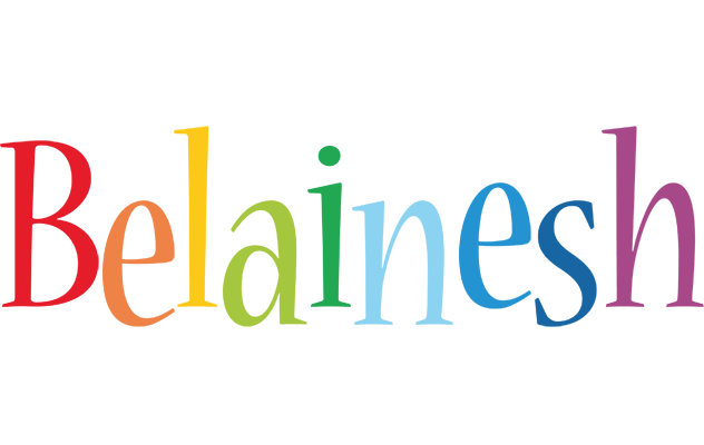 Belainesh birthday logo