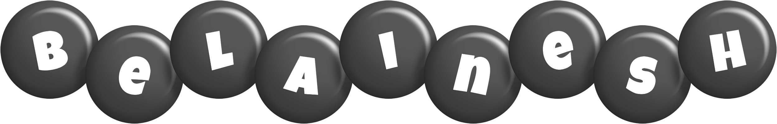 Belainesh candy-black logo