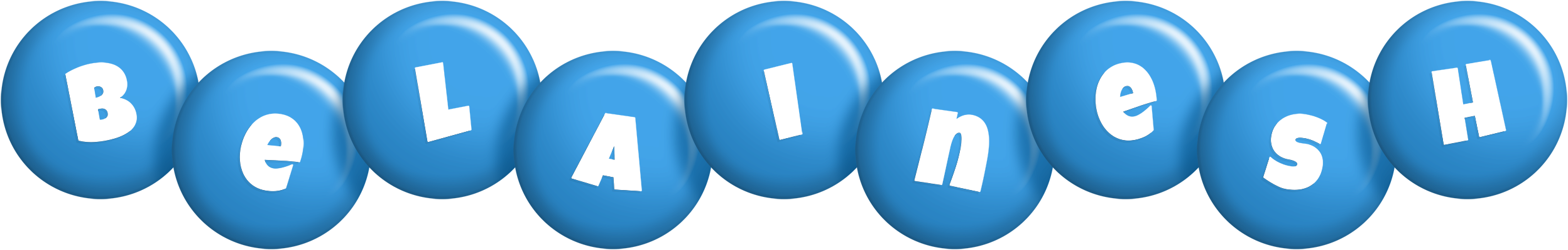 Belainesh candy-blue logo