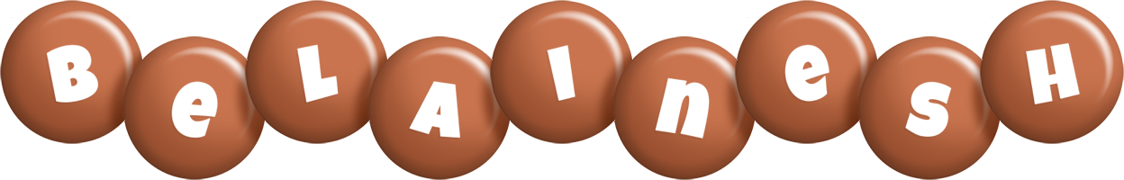 Belainesh candy-brown logo