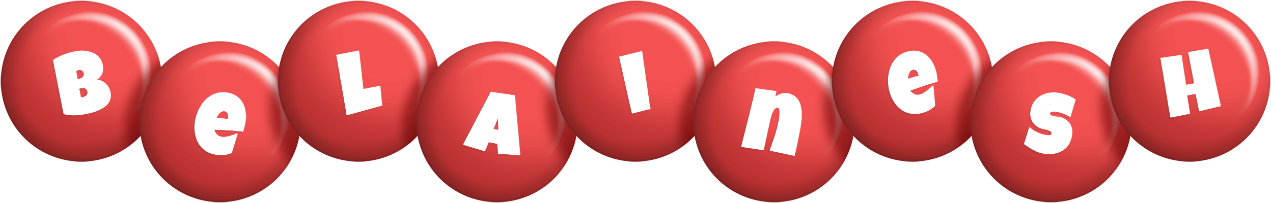 Belainesh candy-red logo
