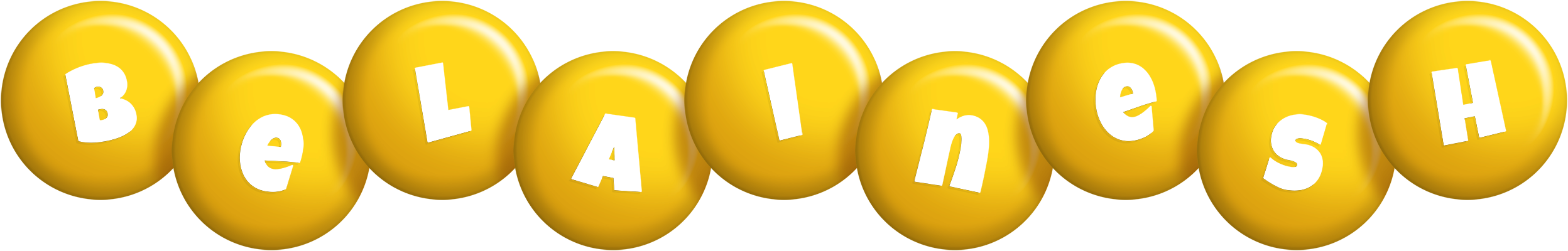 Belainesh candy-yellow logo