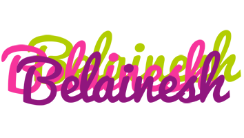 Belainesh flowers logo