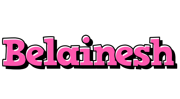 Belainesh girlish logo