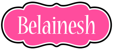 Belainesh invitation logo